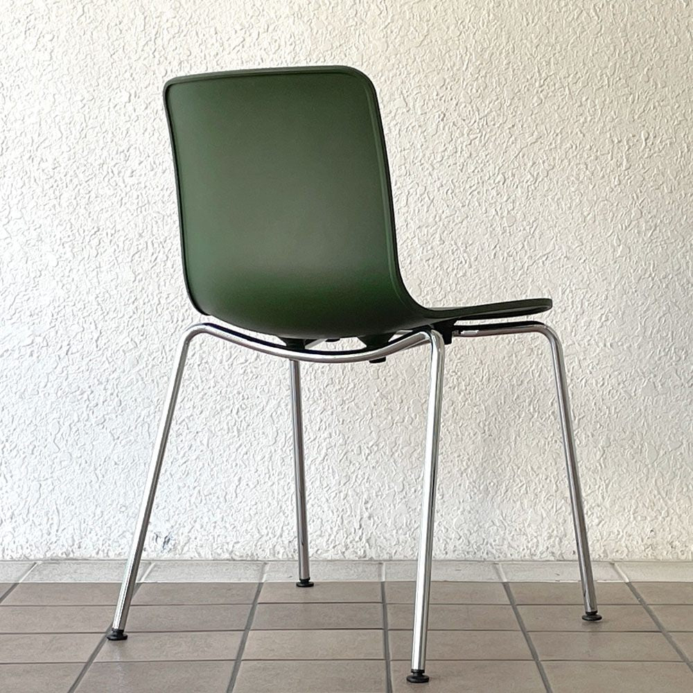ヴィトラ vitra ハルチューブ HAL Tube サイドチェア ダイニングチェア スタッカブル グリーン ジャスパー・モリソン A ◇