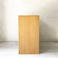 無印良品 MUJI オーク材 キャビネット ガラス扉 棚板3枚 収納家具 食器棚 キッチンボード W88 ★