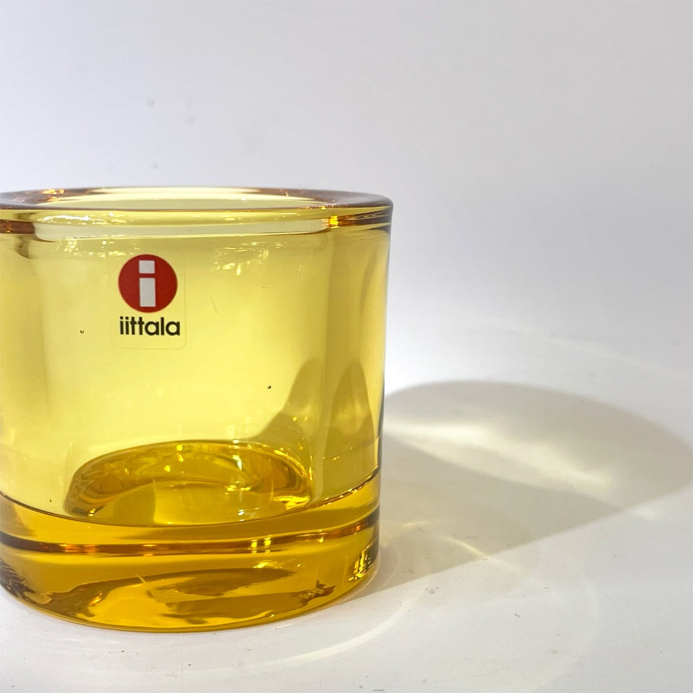 イッタラ iittala マリメッコ marimekko キビ kivi キャンドルホルダー イエロー ヘイッキ・オルヴォラ北欧 フィンランド ★