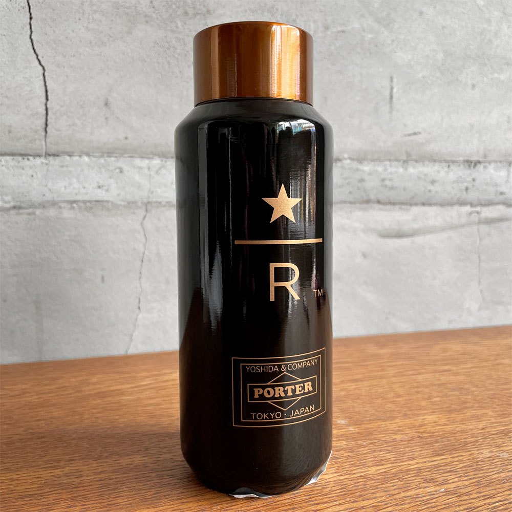 スターバックス Starbucks × ポーター PORTER リザーブ リサイクルステンレスボトル 355ml ブラック 吉田カバン 2025年 未使用品 ♪