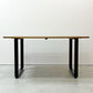 モモナチュラル MOMO Natural ダイニングテーブル RUSTIC TOP + STEEL LECT LEG オーク材 W140cm ナチュラルモダン ●