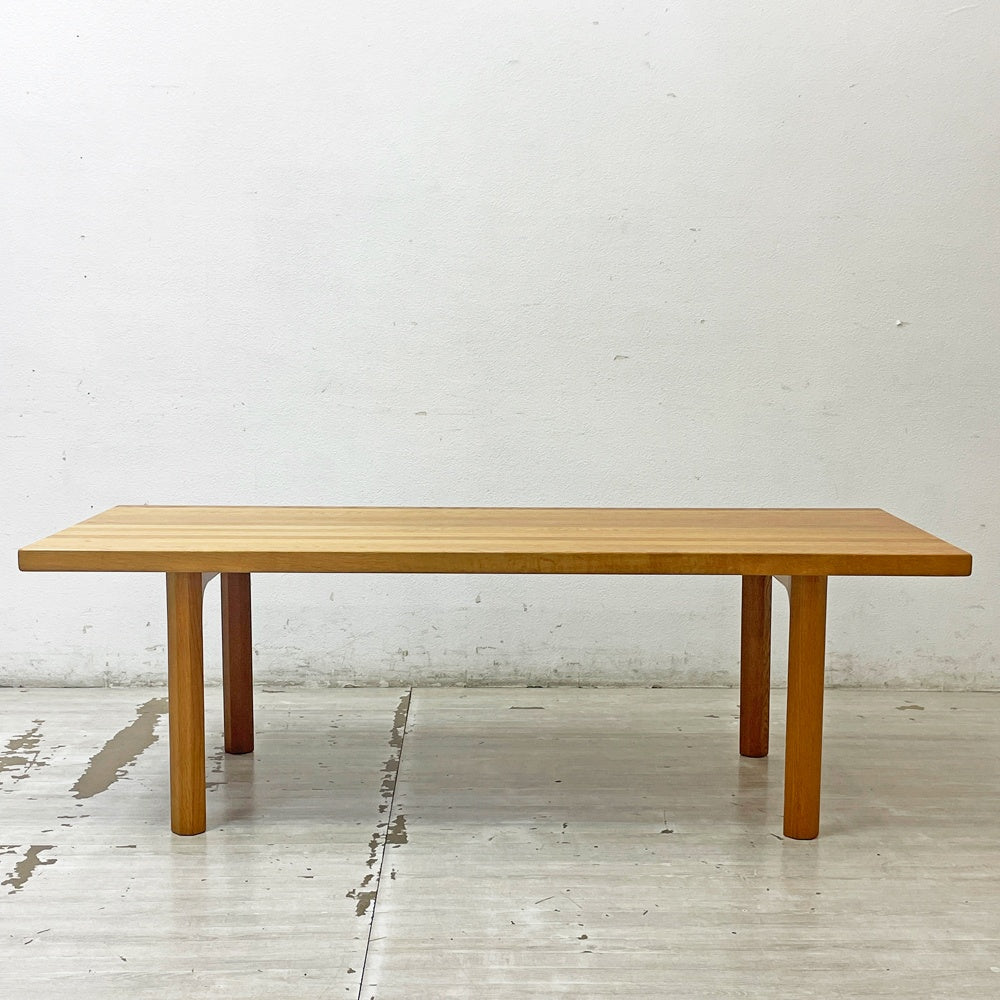 ミカエルラーセン A. Mikael Laursen オーク無垢材 ローテーブル コーヒーテーブル イルム・ヴィッケルソ ILLUM WIKKELSO デザイン デンマーク ビンテージ 希少 ●
