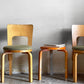 アルテック artek チェア66 CHAIR66 ダイニングチェア ナチュラルラッカー バーチ材 ファブリックシート アルヴァ・アアルト フィンランド 北欧家具 ビンテージ B ■