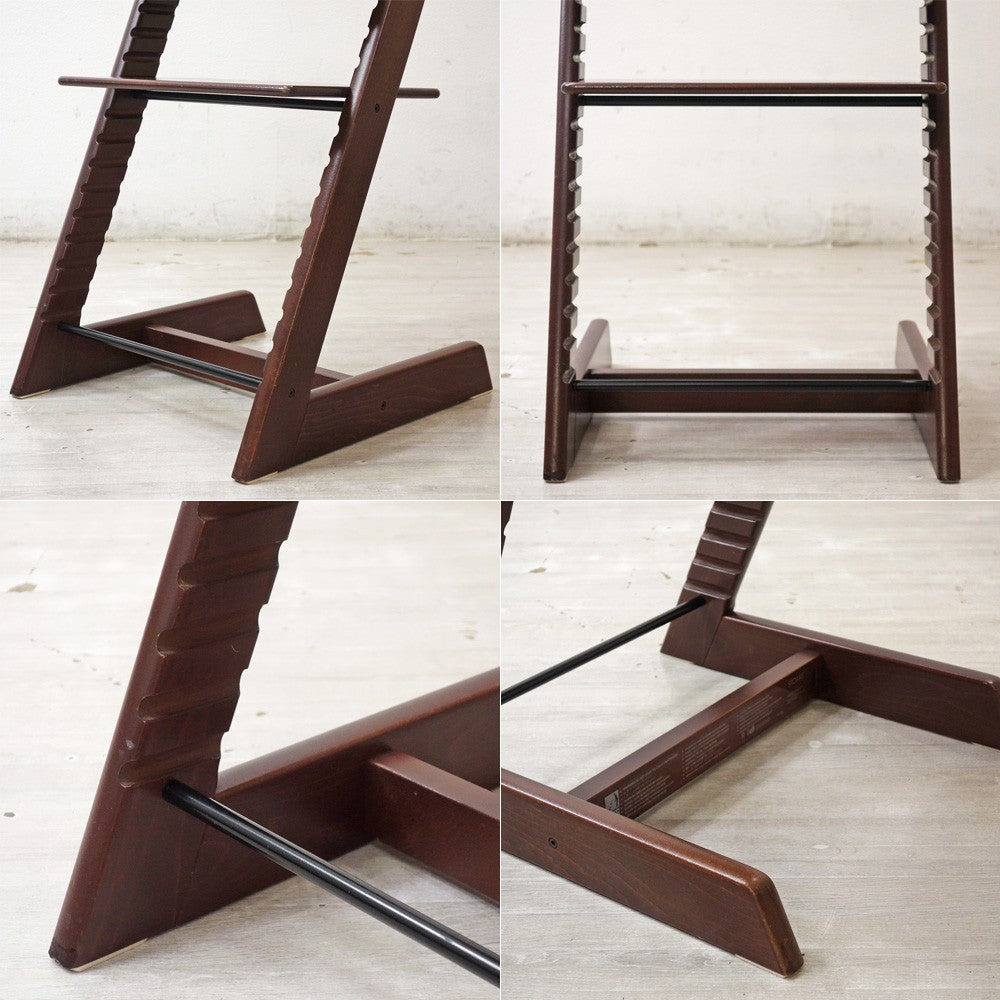 ストッケ STOKKE トリップトラップ TRIPP TRAPP ベビーチェア キッズチェア S/N5～ ブラウン ノルウェー 北欧家具 ●