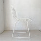 ノル Knoll 420 サイドチェア ワイヤーチェア ホワイト ハリー・ベルトイア Harry Bertoia ミッドセンチュリー 名作椅子 ★