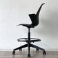 スチールケース Steelcase ノード Node ハイスツール 製図チェア キャスター ブラック ◇