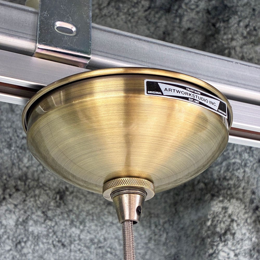 アートワークスタジオ ART WORK STUDIO カスタムシリーズ ベーシックペンダントライト Brass Pendant Light × Emission Steel 定価￥19,800- B ◎