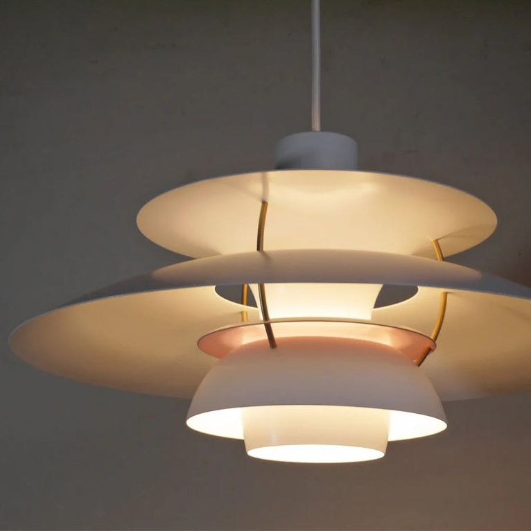 ルイスポールセン Louis Poulsen PH5 モダン・ホワイト ペンダントライト ポール・ヘニングセン デンマーク 北欧 名作照明 箱付き 新品未使用 ■