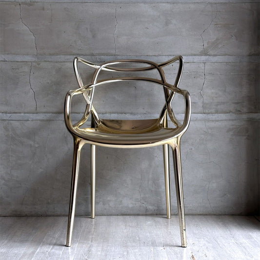 カルテル Kartell マスターズ メタリック Masters Metallic ゴールド アームチェア フィリップ・スタルク Philippe Starck A ♪