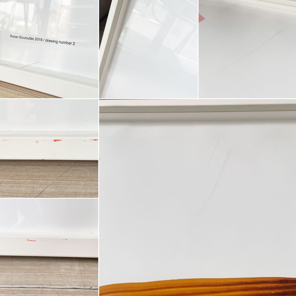 ロングショップ The Wrong Shop ポスター Drawing 2 ロナン・ブルレック Ronan Bouroullec 額装品 イギリス UK ★