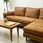 ジャーナルスタンダードファニチャー j.s.F ピーエスエフ カウチソファ PSF COUCH SOFA W210cm 3人掛けソファ オットマン レザー調 撥水 コンセント付属 参考価格165,000円 ●