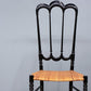 フラテッリ・レヴァッジ Fratelli Levaggi キアヴァリチェア CHIAVARI chair トレ・アルキ ラタンシート ブラック イタリア ◎