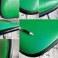 ハーマンミラー Herman Miller ツーピースプラスチックチェア Two Piece Plastic Chair DCM グリーン ブラック PVCレザー ビンテージ イームズ 希少 ♪