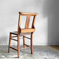 UKビンテージ Vintage チャーチチェア Church Chair チャペルチェア ダイニングチェア バイブルボックス クロス 教会椅子 英国 ■