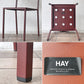ヘイ HAY バルコニーチェア BALCONY CHAIR 屋外用 ダイニングチェア アームレス スタッキング スチール アイアンレッド 北欧 デンマーク 定価44,000円 A ◇