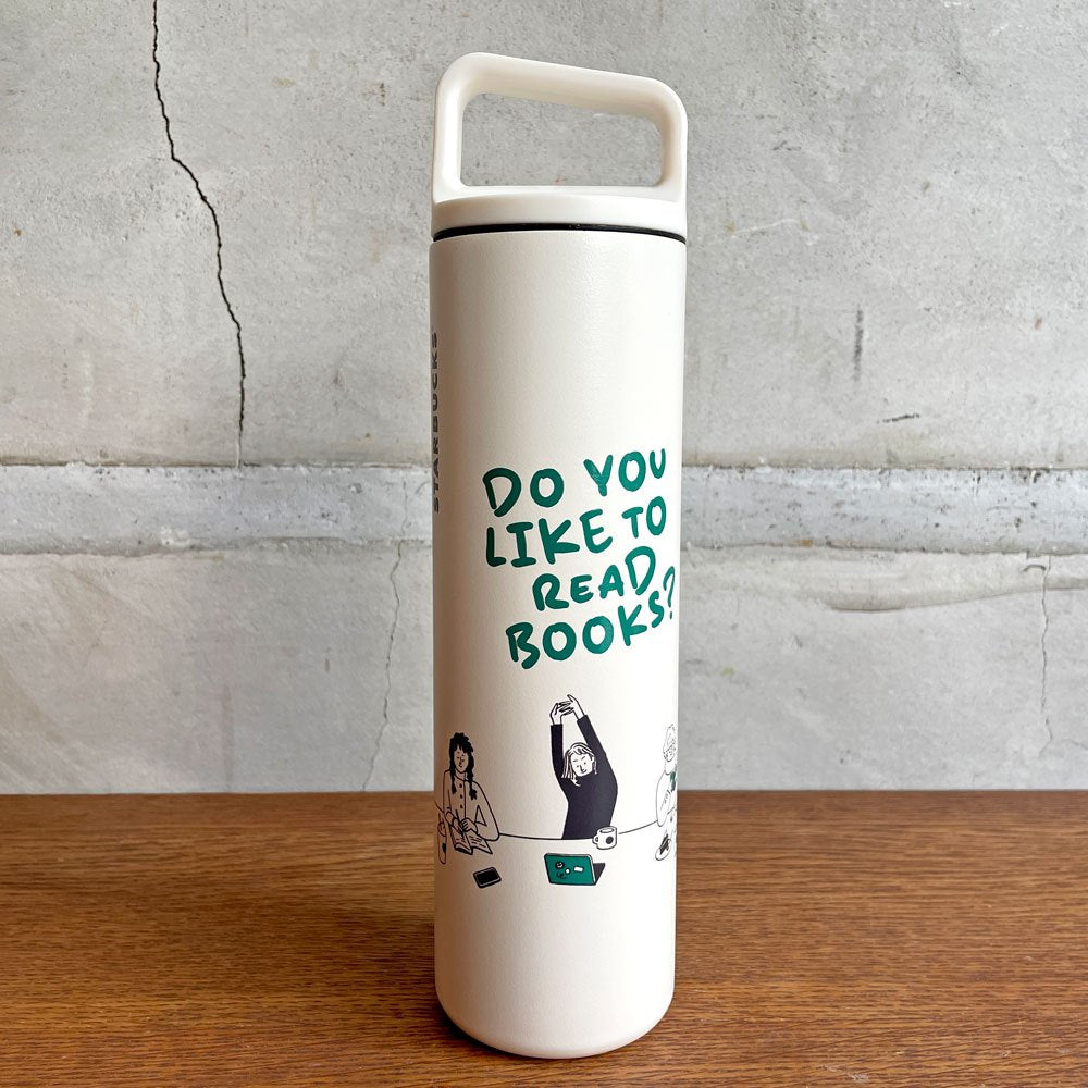 スターバックス Starbucks × ペンギンランダムハウス Penguin Random House ワイドマウスボトル Wide Mouth Bottle ステンレスボトル 水筒 591ml 韓国限定 MiiR製 ♪