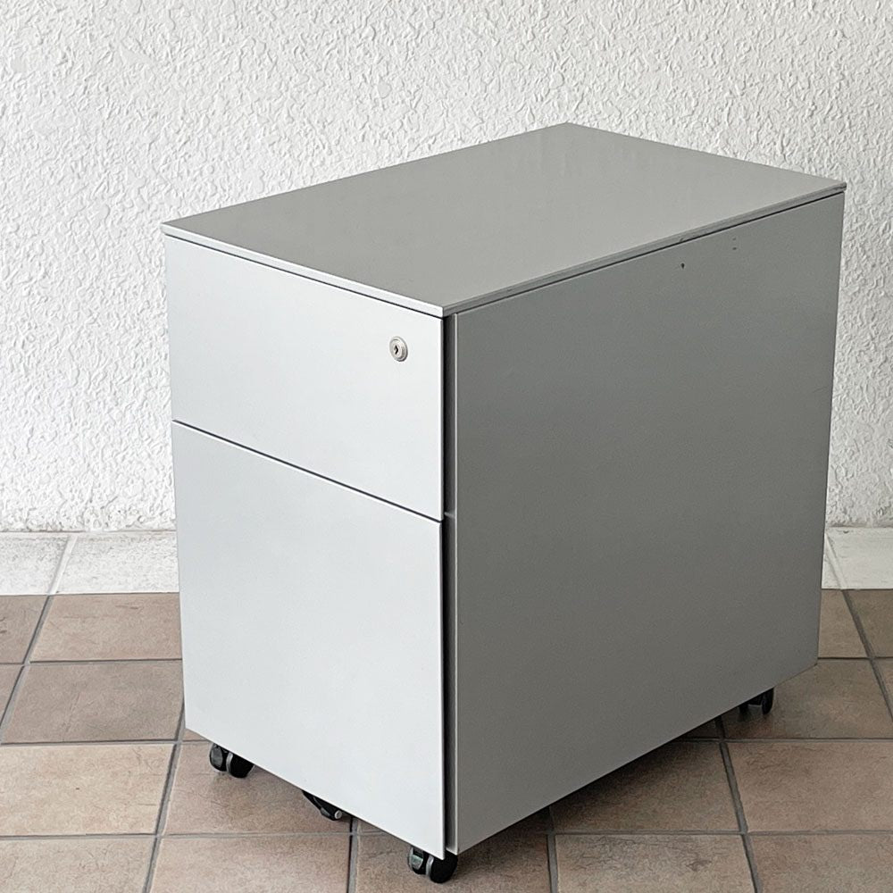 カッシーナ Cassina ixc. AFドロワー AF DRAWER デスクキャビネット ワゴン 鍵付属 キャスターロック機能付き イタリア ミニマルデザイン ◇