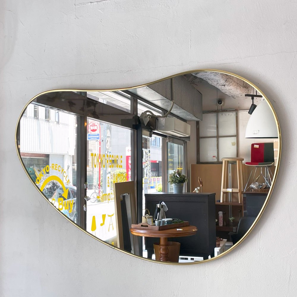 アンブラ Umbra フーバ ぺブル ミラー Hubba Pebble Mirror  ウォールミラー 鏡 壁掛け 店舗什器 箱付き 美品 ★