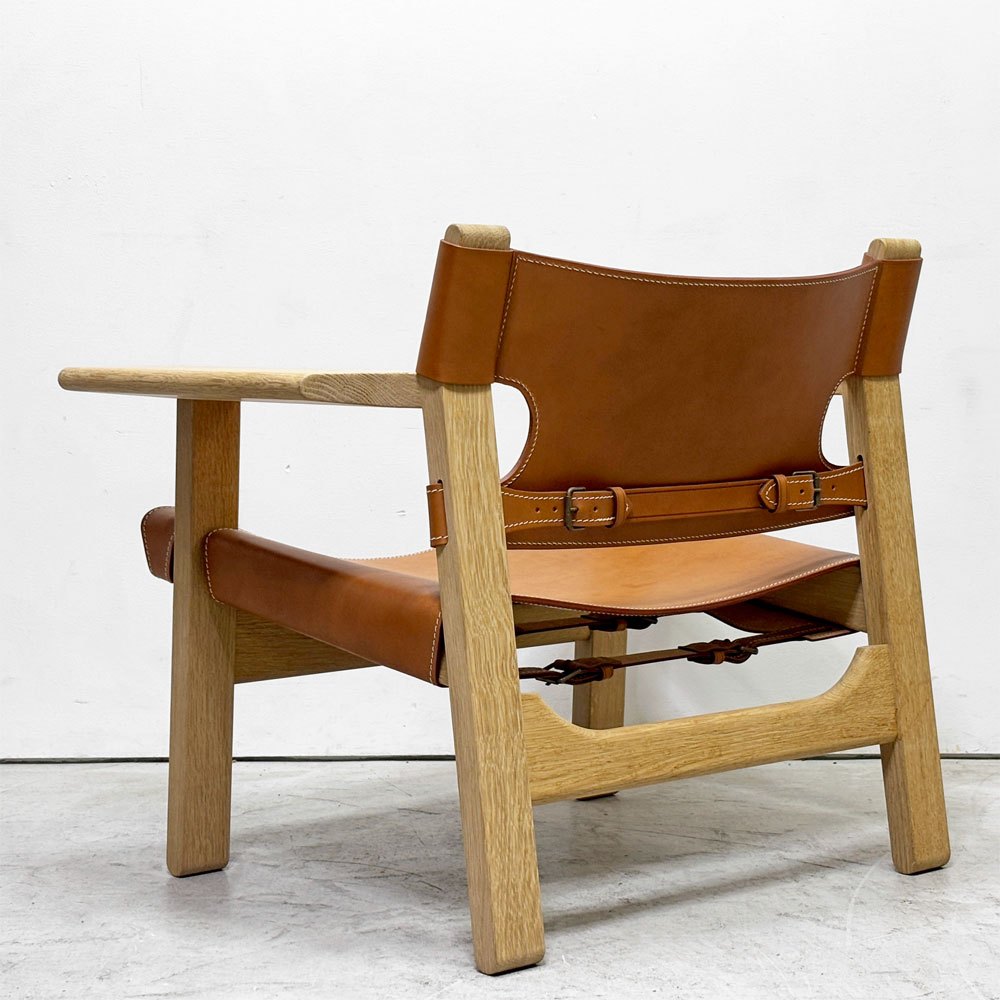 フレデリシア FREDERICIA スパニッシュチェア The Spanish Chair 2226 オーク材 ナチュラルレザー ボーエモーエンセン デンマーク 名作椅子 定価￥843,700- ●