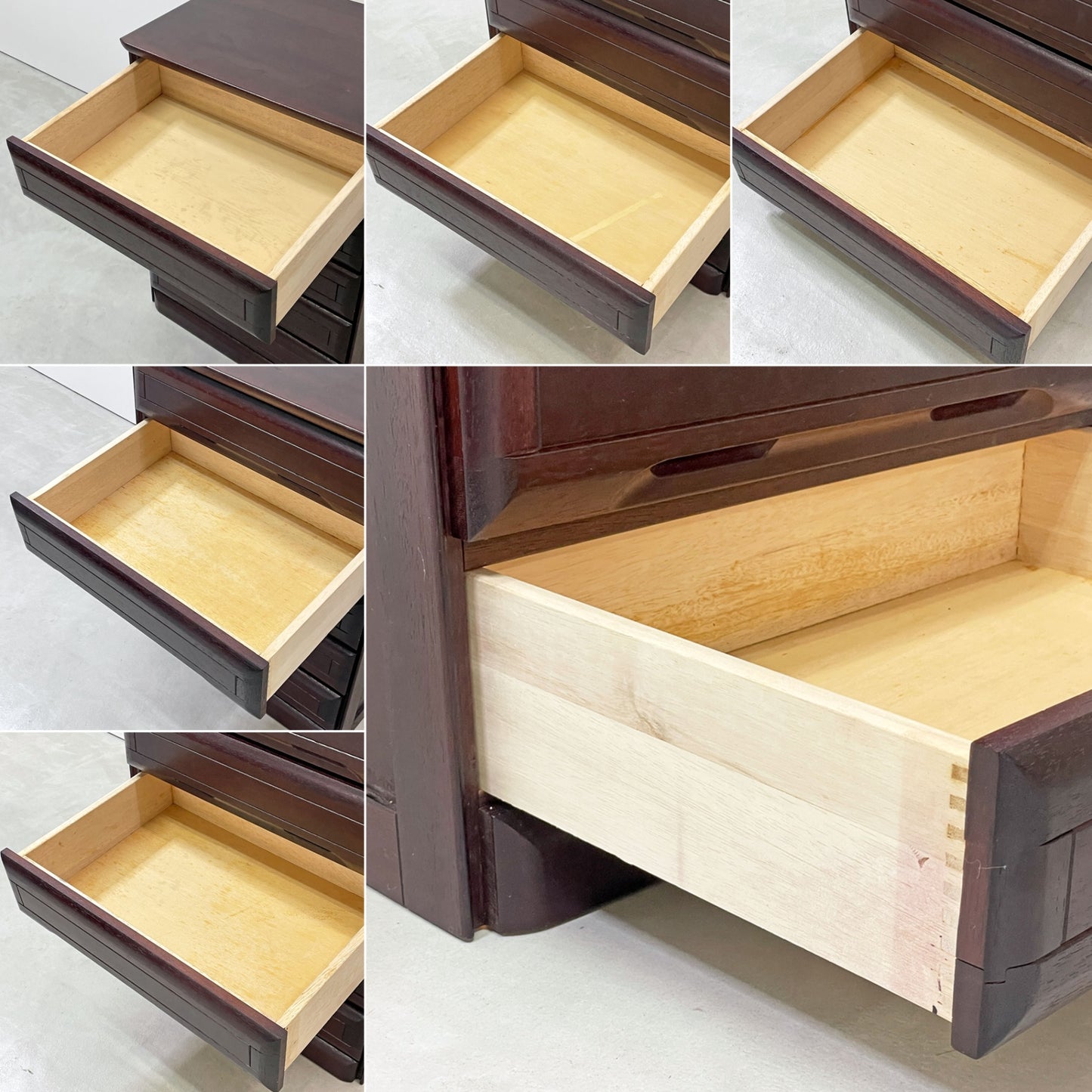 大雪木工 Taisetsu Mokko 5段チェスト 箪笥 民藝 北海道 旭川家具 ●