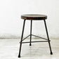 ピエールジャンヌレ Pierre Jeanneret スツール Stool チーク材 三角脚 ビンテージ レター入り チャンディーガル 1960s ●