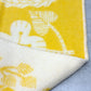 ラプアンカンクリ LAPUAN KANKURIT × 鹿児島睦 ヴィリクッカ VILLIKUKKA ウールブランケット イエロー 90×130cm 未使用品 ◎