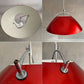 ルイスポールセン Louis Poulsen ザ・ペンダント THE PENDANT レッドカラー ウェグナーデザイン Hans j. Wegner デンマーク 北欧ビンテージ 希少 ♪