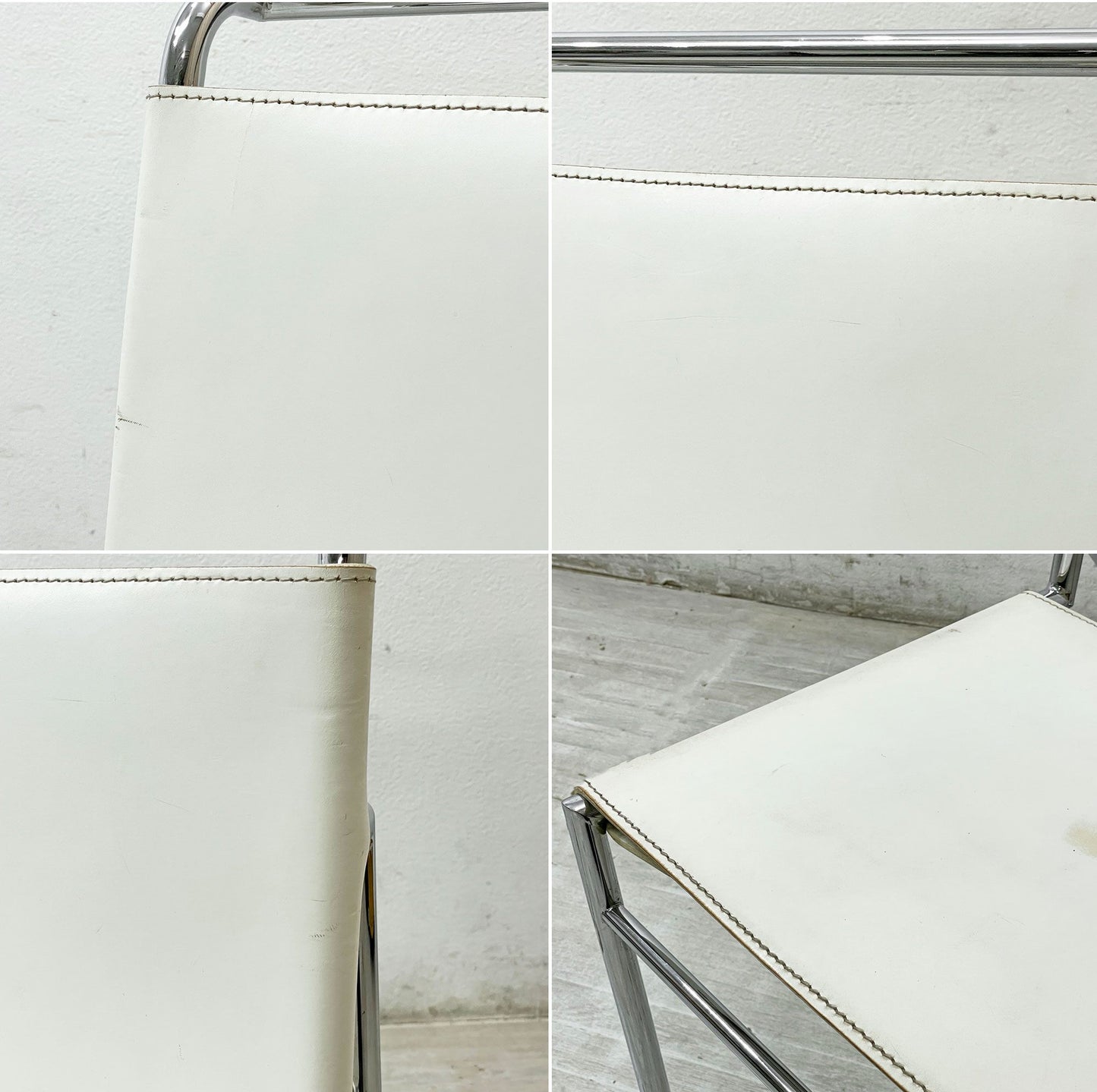 スティールライン Steel Line ロクエブリューン ROQUEBRUNE ダイニングチェア アイリーン・グレイ Eileen Gray モダンデザイン リプロダクト品 B ●