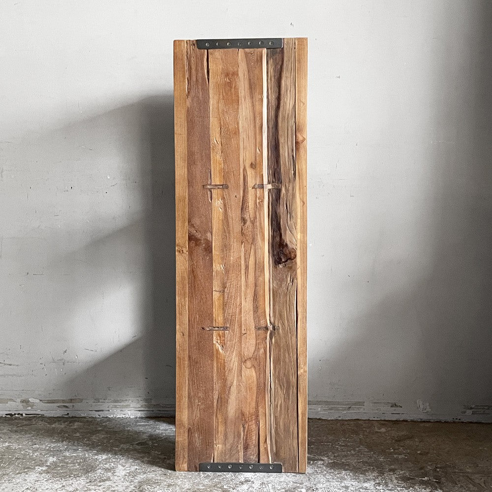 アクメ ファニチャー ACME Furniture トロイ TROY オープンシェルフ 3段 Lサイズ + トロイボックス TROY BOX L 収納 木箱 1個セット チーク古材 アイアン インダストリアル 合計定価￥42,625- ■