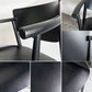 フリッツハンセン Fritz Hansen エヌゼロワン N01 ダイニングチェア アームチェア ブラック オーク無垢材 佐藤オオキ nendo 参考定価￥139,480- ■
