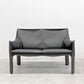 カッシーナ Cassina 414 CAB ラウンジアームチェア 2シーター キャブチェア 本革 マリオ・ベリーニ A 〓