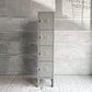 リオン LYON 4段スチールロッカー Standard Steel Four Tier Locker ダブグレー フック付 インダストリアル 店舗什器 ♪
