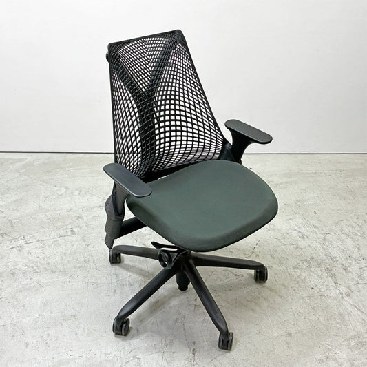 ハーマンミラー Herman Miller セイルチェア SAYL Chair デスクチェア 旧モデル イヴ・ベアール ブラック 2016年製 モダンデザイン ●