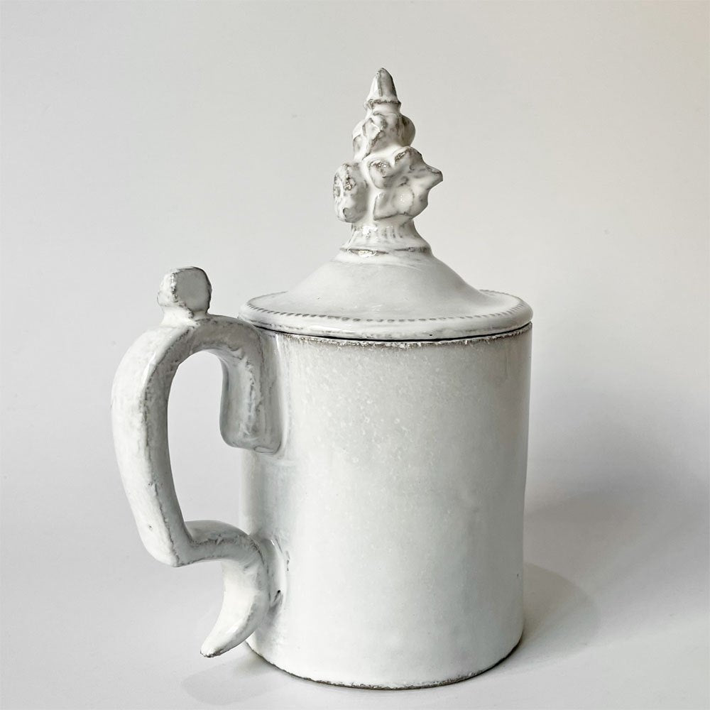 アスティエ・ド・ヴィラット Astier de Villatte ケンブリッジ Cambridge (with Cover) マグカップ 蓋付 廃盤 ★