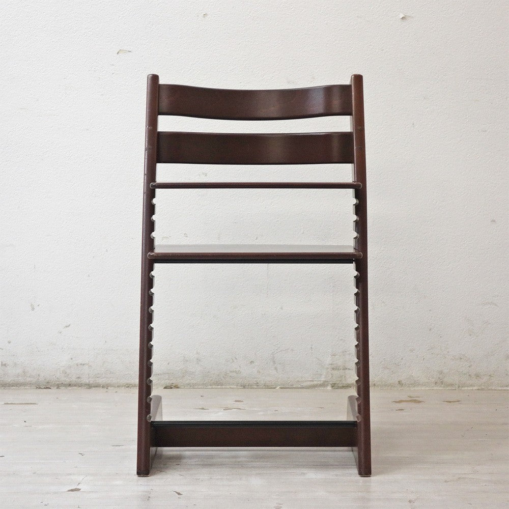 ストッケ STOKKE トリップトラップ TRIPP TRAPP ベビーチェア キッズチェア S/N5～ ブラウン ノルウェー 北欧家具 ●