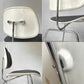 ハーマンミラー Herman Miller ツーピースプラスチックチェア Two Piece Plastic Chair DCM ホワイト グレー ファブリック張替済 ビンテージ イームズ 希少 ★