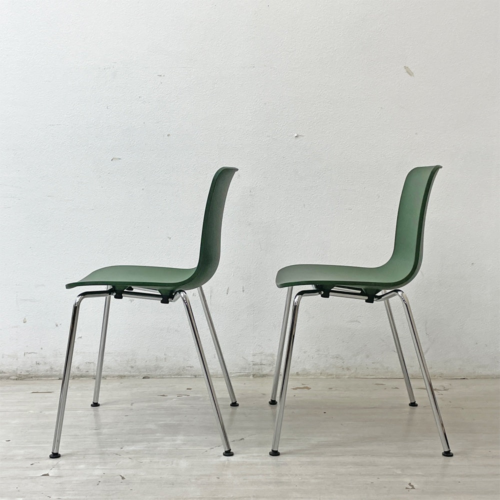 ヴィトラ vitra ハルチューブ HAL Tube サイドチェア ダイニングチェア スタッカブル ジャスパー・モリソン 2脚セット A ●