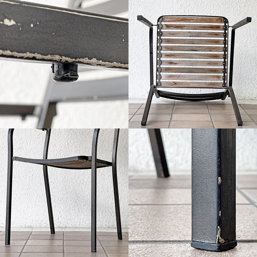 エミュー emu セーニョチェア SEGNOCHAIR ガーデンチェア アーム スタッキング イタリア 2脚セット ◇