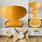 フリッツハンセン Fritz Hansen 3101 アリンコチェア アントチェア 4本脚 ナチュラルビーチ ラッカー仕上げ フェルトグライズ アルネ・ヤコブセン D ◎
