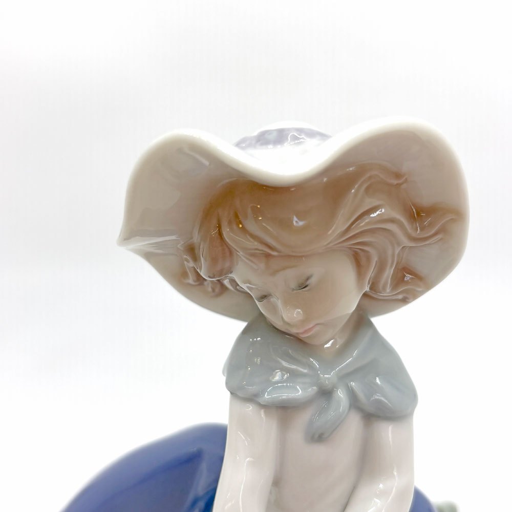 リヤドロ LLADRO きれいな花ばかり Pretty Pickings 陶器人形 置物 オブジェ 箱付き スペイン ●