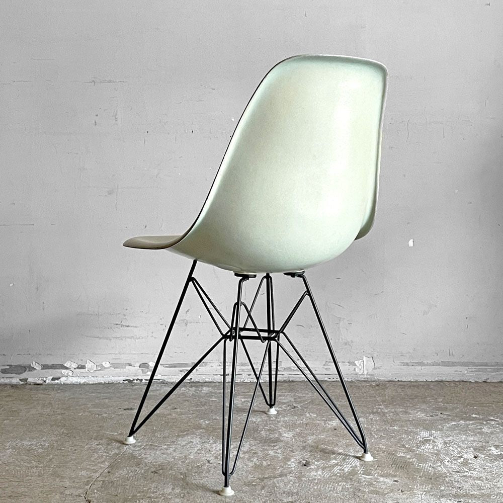ハーマンミラー Herman Miller サイドシェルチェア セカンド 2nd FRP ライトブルー ロビンズエッグブルー エッフェルベース イームズ ビンテージ ■