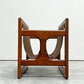 サリンモブラー Salin Mobler マガジンラック チーク材×レザー Aksel Kjersgaard デンマーク ビンテージ Vintage ●