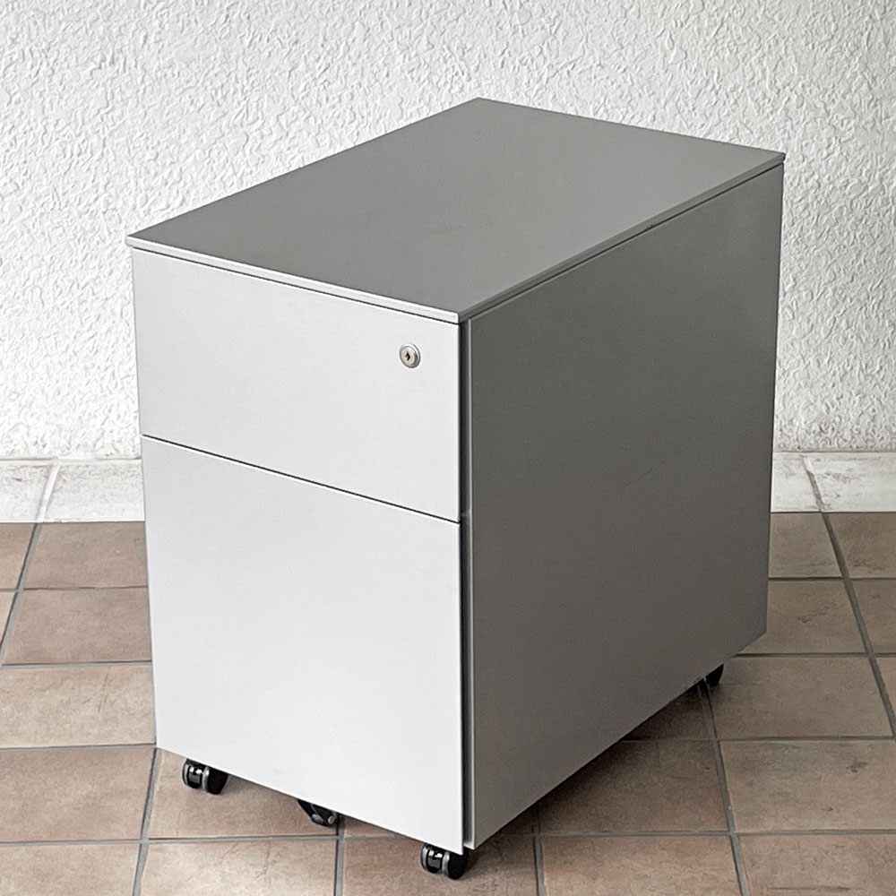 カッシーナ Cassina ixc. AFドロワー AF DRAWER デスクキャビネット ワゴン 鍵付属 キャスターロック機能付き イタリア ミニマルデザイン ◇