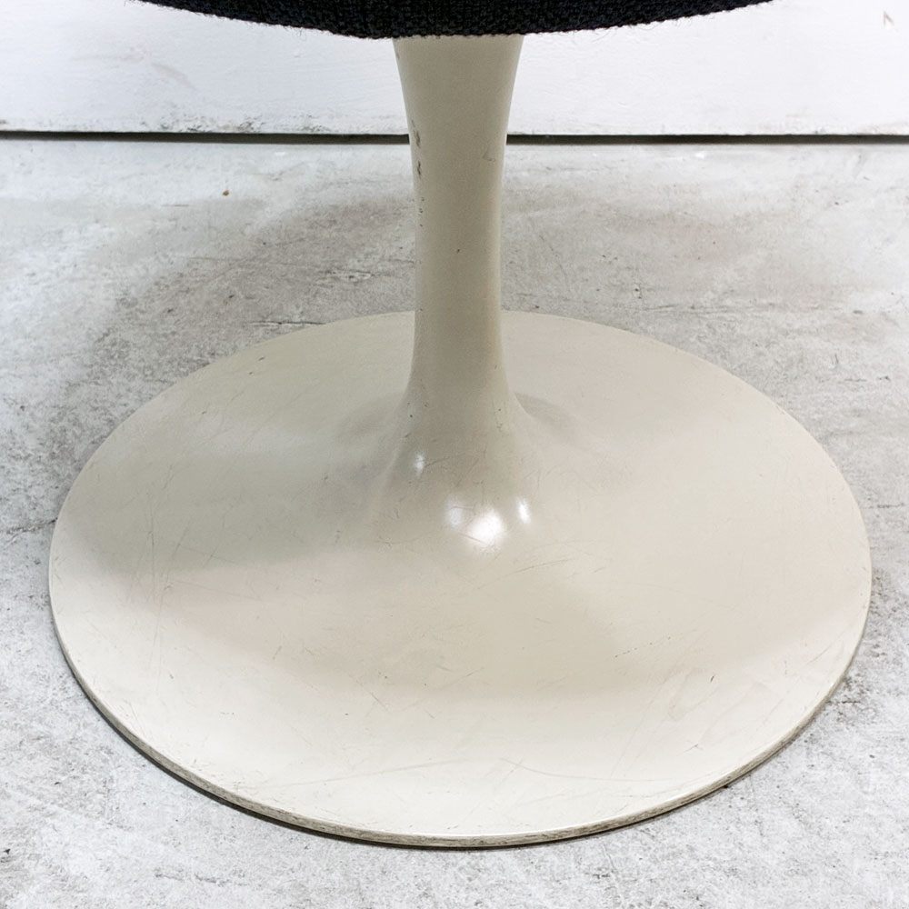 ノル ノール Knoll ビンテージ チューリップ スツール 回転式 エーロ・サーリネン Eero Saarinen スペースエイジ ミッドセンチュリー ウレタン・ファブリック交換品 A●