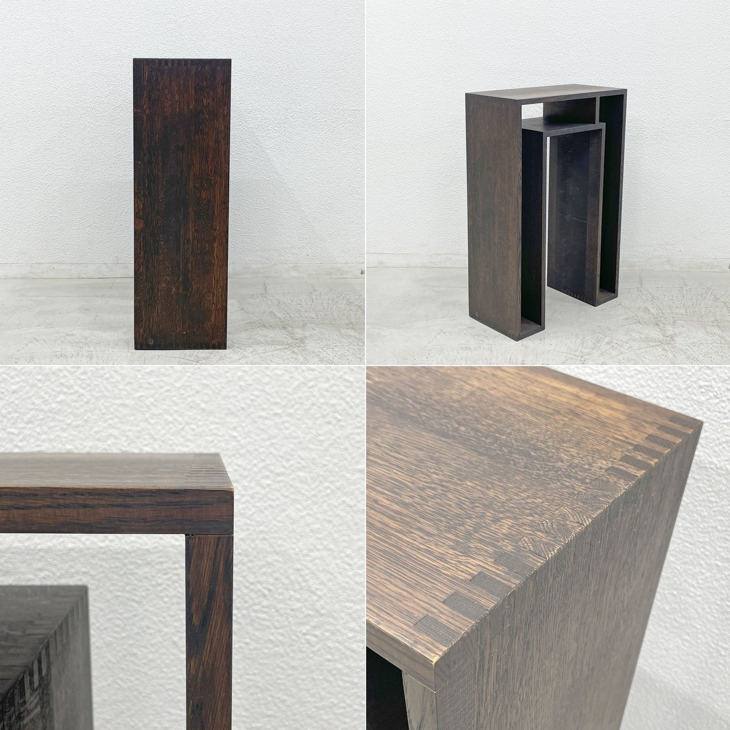 アボード abode ショージ SHOJI スモールコンソールテーブル small console table オーク材 ダークブラウン ディスプレイテーブル 〓