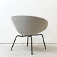 フリッツハンセン Fritz Hansen ポットチェア 3318 POT ラウンジチェア ファブリック クリスチャンハウン ベージュ ブラウンブロンズレッグ アルネ・ヤコブセン デンマーク 定価￥297,880- 展示品 ●