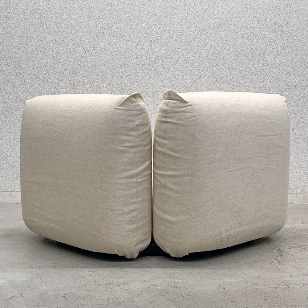 アルフレックス arflex マレンコ MARENCO 廃番 コーナーソファ 麻カバー スタンプ有 マリオ・マレンコ 〓