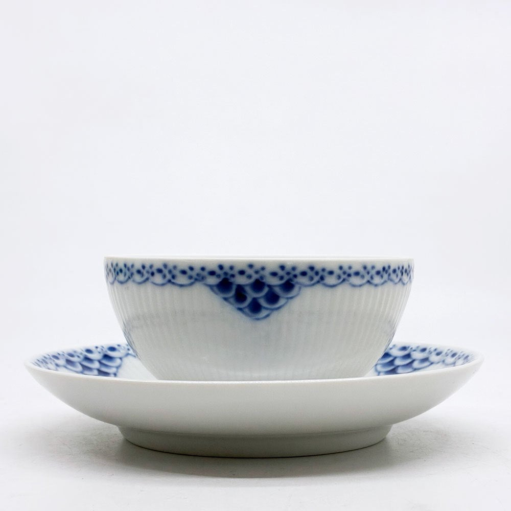 ロイヤルコペンハーゲン ROYAL COPENHAGEN プリンセス ティーカップ&ソーサー 220ml C&S デンマーク 北欧食器 F ●