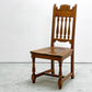 ノックオンウッド Knock on wood コロニアル ハイバックチェア1 ダイニングチェア ウォールナット無垢材 クラシカルデザイン ●