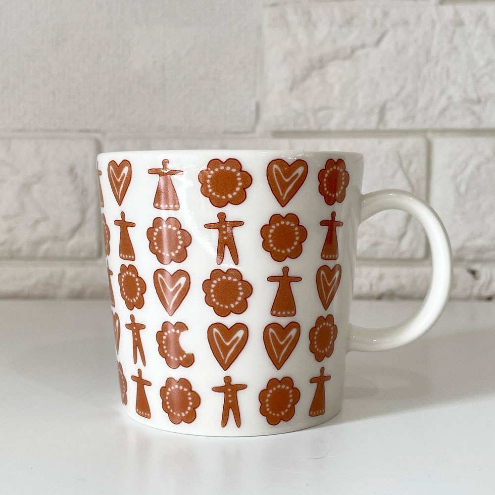 アラビア ARABIA ジンジャーブレッドクッキー クリスマス マグ ピエタリ・ポスティ 2004年限定 北欧雑貨 ◎